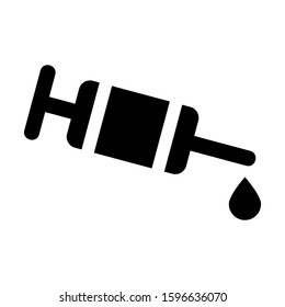 injection icon isolated sign symbol vector illustration - high quality black style vector icons
