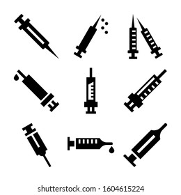 injection icon isolated sign symbol vector illustration - Collection of high quality black style vector icons

