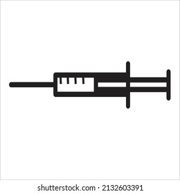 Injection icon, Injection, Medicine, Syringe, Vaccine, Covid, Coronavirus, This icon can be used for applications and web