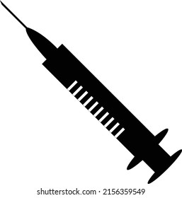 injection icon. on white background