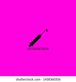 an injection icon sign signifier vector