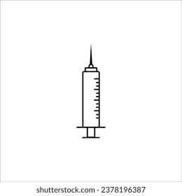 Ilustración vectorial del icono de inyección