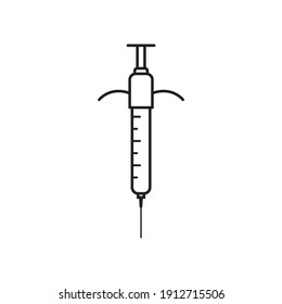 Injection Icon Vector Design Illustration