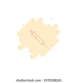 Injection Icon Vector Design Illustration
