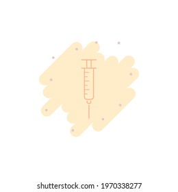 Injection Icon Vector Design Illustration

