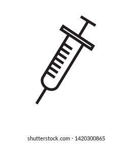 injection icon vector illustration template
