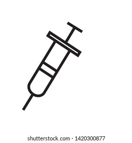 injection icon vector illustration template