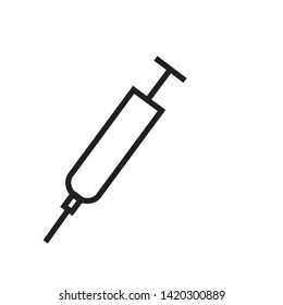 injection icon vector illustration template