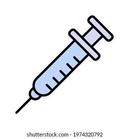 Injection Icon vector image. Can be used for Medical. Suitable for mobile apps, web apps and print media.