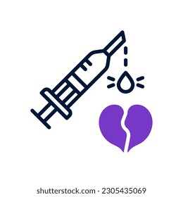 injection icon for your website, mobile, presentation, and logo design.