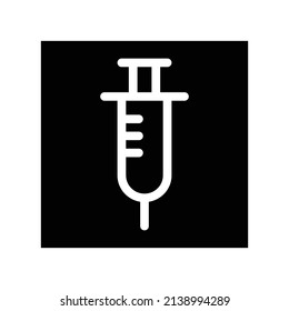 Injection icon,medical icon vector illustration.