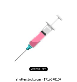 Injection illustration icon vector simple design