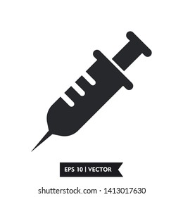 injection illustration icon vector symbol, eps 10, loogo template