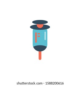 Injection Isolated Vector icon medical