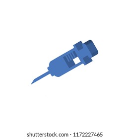 Injection isometric left top view 3D icon