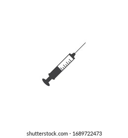 Diseño vectorial de icono médico de inyección