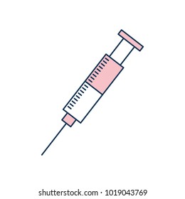 injection medical isolated icon