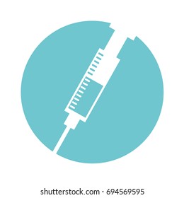 injection medical isolated icon