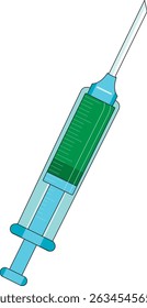 Injection Medical Syringe For Vaccine Vector