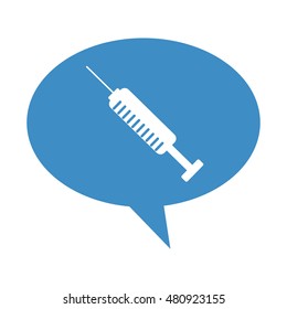 injection medicine isolated icon vector illustration design