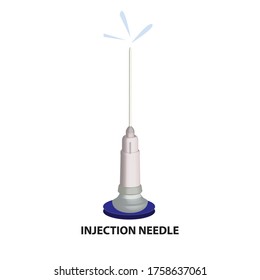 injection needle 3D vintage vector clip art is the graphic arts,refers to pre-made images used to illustrate any medium. clip art 