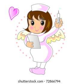 Injection nurse angel