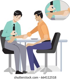 Injection patients