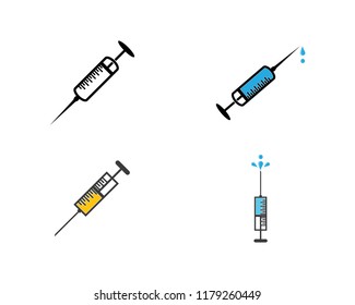 Injection symbol illustration
