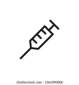 injection, syringe  icon