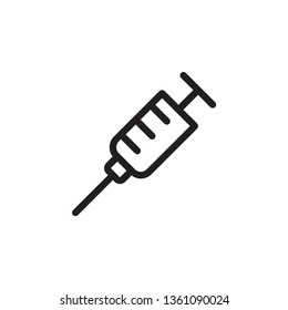 injection, syringe  icon