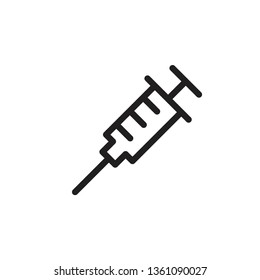 injection, syringe  icon