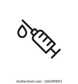 injection, syringe  icon