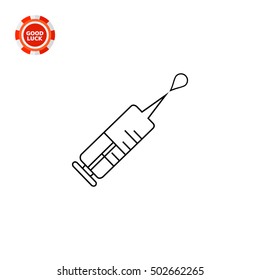 Injection Syringe Icon