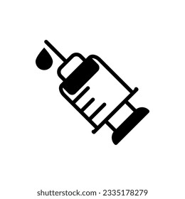 injection syringe icon vector design templates 