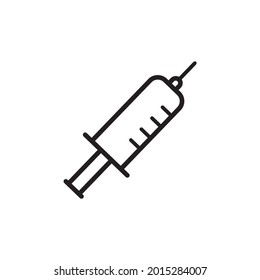 injection, syringe icon vector illustration