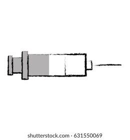 injection syringe isolated icon