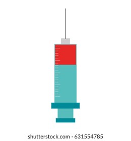 injection syringe isolated icon