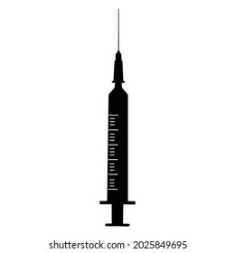 injection Syringe vector icon design