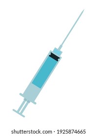 injection vaccine syringe isolated icon vector illustration design