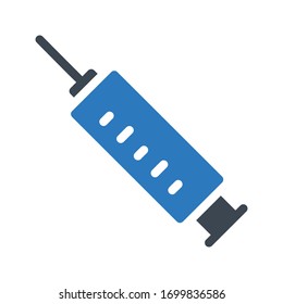 injection vector glyph color icon 