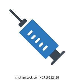 injection vector glyph color icon 