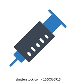 injection vector glyph colour icon 