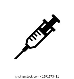 Injection vector icon. Editable symbol illustration.