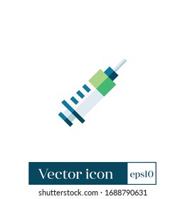 Injection vector icon illustration. Ui/Ux. Premium quality.
