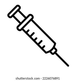 Icono del vector de inyección que puede modificar o editar fácilmente

