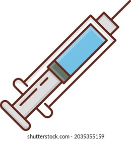 injection Vector illustration on a transparent background. Premium quality symbols. Vector Line Flat color  icon for concept and graphic design.