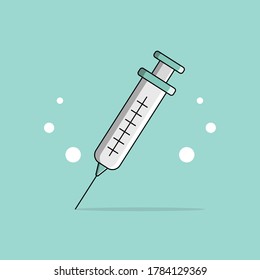 injection vector Medical Flat design 