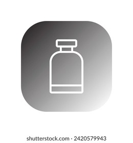 injection vial icon vector template illustration logo design