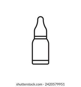 diseño gráfico de ilustraciones de iconos de viales de inyección