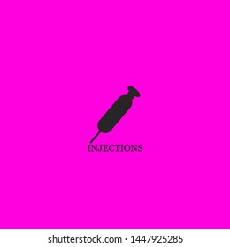 injections icon sign signifier vector